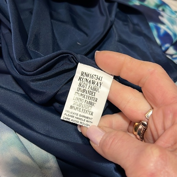 Runaway NWT Channing Maxi Dress in Blue Size M - Picture 15 of 15